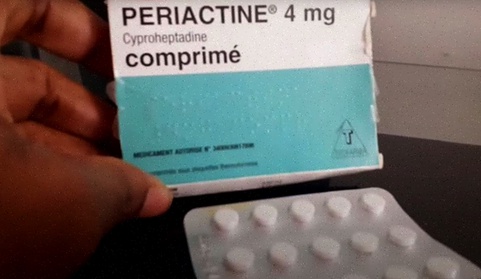 Periactin cyproheptadine